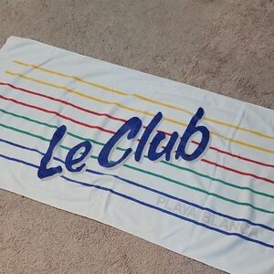 Vintage Club Med - Le Club Striped Beach Towel